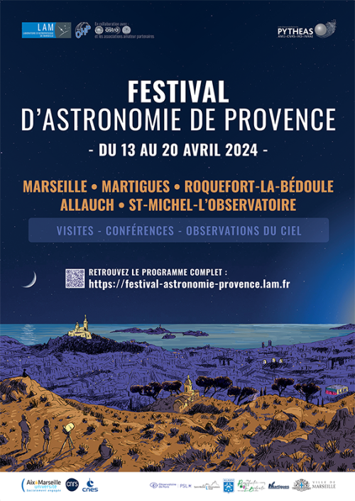 affiche du 2e festival d'astronomie de Provence